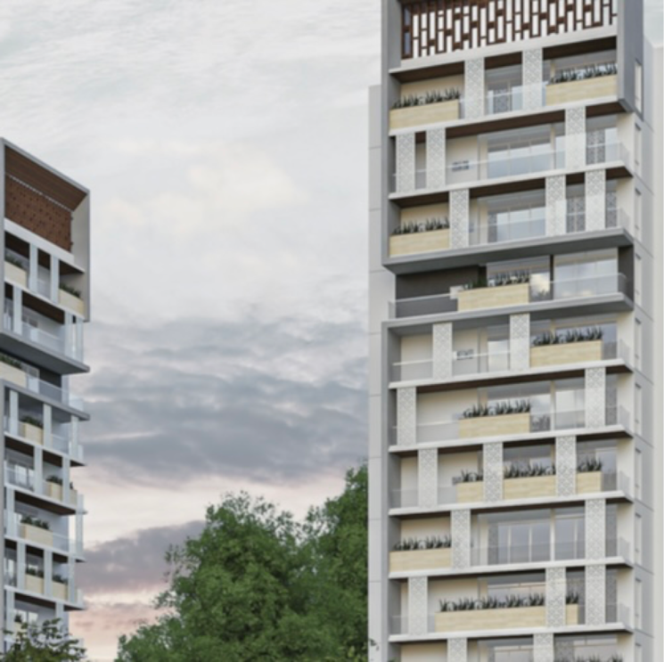 Exterior View, chanda nagar 3 Bedroom 2075 Sq.Ft. Apartment In Chanda Nagar Hyderabad 8390712