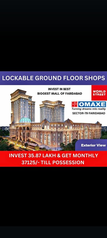 Shop For Sale in Omaxe World Street, Sector 79