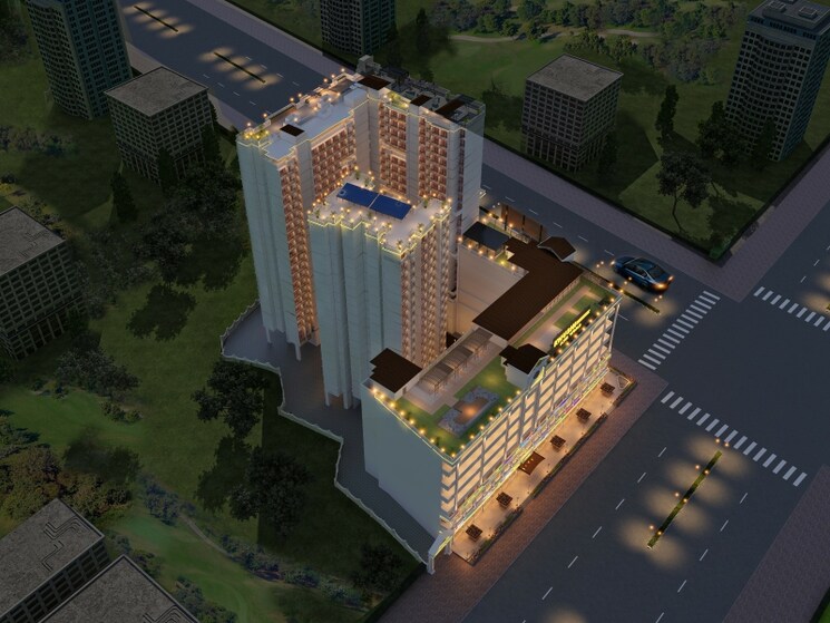 Exterior View, khushi-axis-world 1 Bedroom 477 Sq.Ft. Apartment In Themghar Thane 8390821