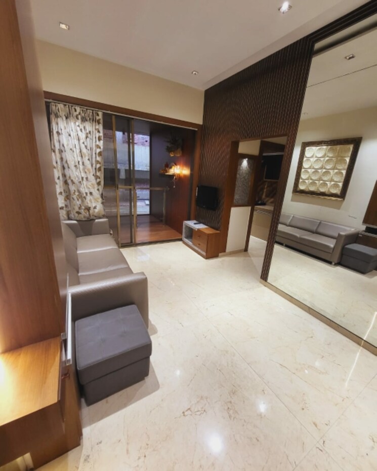 Living Room, khushi-axis-world 1 Bedroom 477 Sq.Ft. Apartment In Themghar Thane 8390821