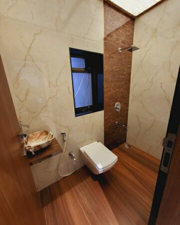 Bathroom in 2 BHK Apartment at Khushi Axis World, Themghar – for Sale