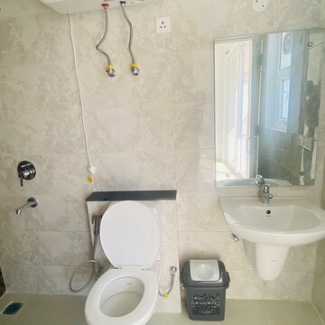Bathroom in 3 BHK Builder Floor at Omaxe New Chandigarh, Mullanpur – for Rent