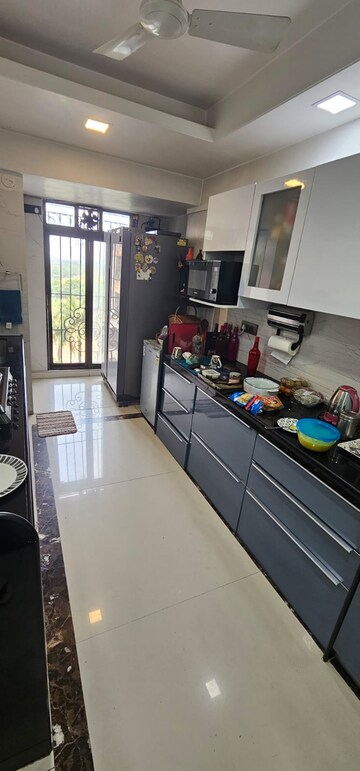 Balcony in 2 BHK Apartment at Celestia Heights, Malad West – for Rent