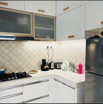 Kitchen in 1 BHK Apartment at Duville Riverdale Heights, Kharadi – for Rent