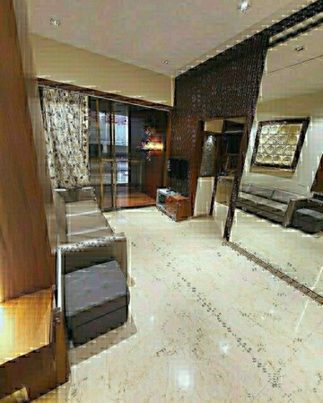 Living Room in 3 BHK Apartment at Natasha Atlantis, Vikhroli East – for Sale