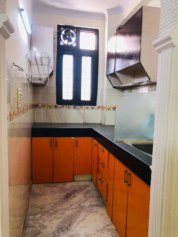 Kitchen in 1 BHK Builder Floor at Freedom Fighters Enclave – for Rent