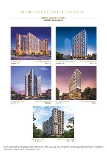 Plot Area in 4 BHK Apartment at Platinum Oceanic, Khar West – for Sale