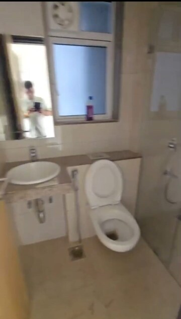 Bathroom in 2 BHK Apartment at L&T Emerald Isle, Powai – for Rent