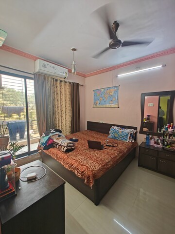 Bedroom in 2 BHK Apartment at Oracle Sapphire CHS, Nerul – for Rent