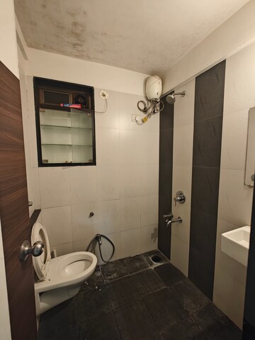 Bathroom in 2 BHK Apartment at Oracle Sapphire CHS, Nerul – for Rent