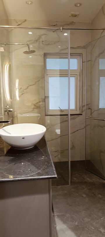 Bathroom in 3 BHK Builder Floor at Golf Links – for Rent