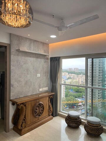 Living Room in 1 BHK Apartment at Srishti Harmony 3 Phase 1, Powai – for Rent