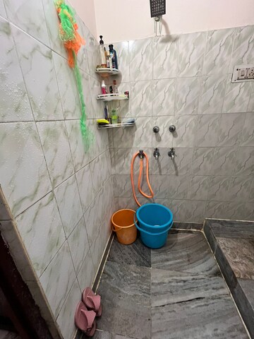 Bathroom in 2.5 BHK Builder Floor at Pandav Nagar – for Sale