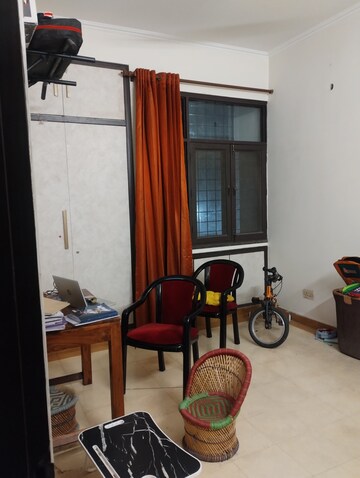 Living Room in 4 BHK Apartment at The Hare Krishna CGHS, Sector 45 – for Sale