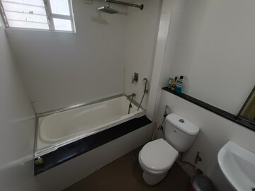 Bathroom in 2 BHK Apartment at Elita Garden Vista, New Town – for Rent