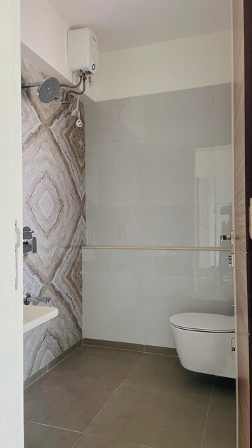 Attached Bathroom in 2 BHK Apartment at Chandak Cornerstone, Worli – for Rent