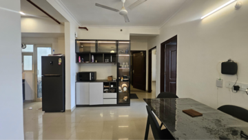 Living Room in 3 BHK Apartment at Omaxe Waterscapes, Sarsawan – for Rent