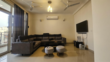 Living Room in 3 BHK Apartment at Omaxe Waterscapes, Sarsawan – for Rent