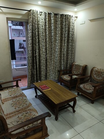 Living Room in 2 BHK Builder Floor at MS Enclave Zirakpur, Dhakoli Village – for Rent