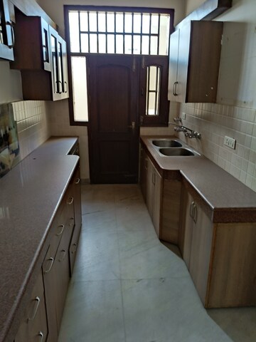 Kitchen in 3 BHK Builder Floor at MS Enclave Zirakpur, Dhakoli Village – for Rent