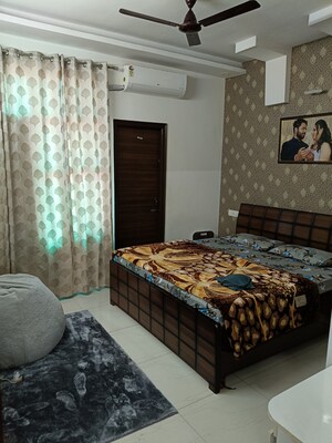 Bedroom in 3 BHK Builder Floor at Guru Nanak Enclave, Dhakoli Village – for Sale