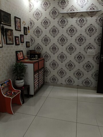 Living Room in 3 BHK Builder Floor at Dhakoli Village – for Sale