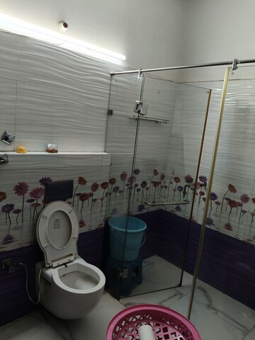 Bathroom in 3 BHK Builder Floor at US Pine Homes, Dhakoli Village – for Sale