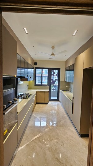 Kitchen in 4 BHK Builder Floor at Kohli One Malibu Town, Sector 47 – for Sale