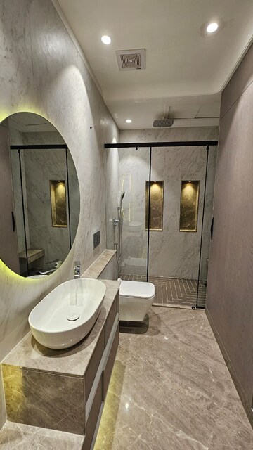 Bathroom in 4 BHK Builder Floor at Kohli One Malibu Town, Sector 47 – for Sale