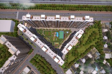 Master Plan in 2 BHK Apartment at Mohan Precious Greens, Ambernath – for Sale