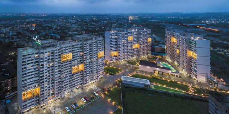 Master Bedroom, nisarg-greens-phase-ii-a 2 Bedroom 710 Sq.Ft. Apartment In Ambernath Thane 8392674