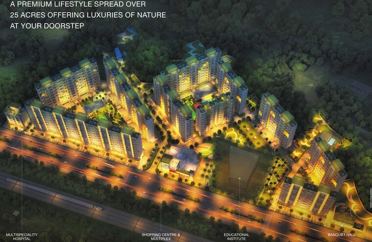 Exterior View, nisarg-greens-phase-ii-a 2 Bedroom 710 Sq.Ft. Apartment In Ambernath Thane 8392674