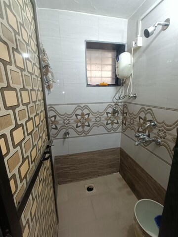 Bathroom in 1 BHK Apartment at Silver Castle Andheri East, Andheri East – for Rent