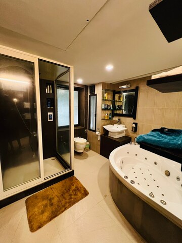 Bathroom in 2 BHK Apartment at Ekta Heights Khar West, Khar West – for Rent
