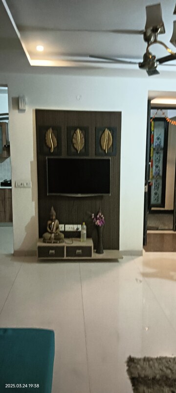 Living Room in 3 BHK Apartment at Golden Sand Apartments, Dhakoli Village – for Rent