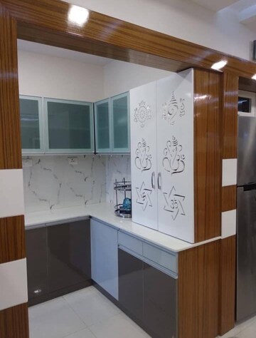 Kitchen in 2.5 BHK Apartment at Aparna Serene Park, Kondapur – for Rent