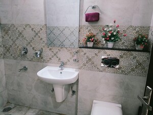 Bathroom in 3 BHK Builder Floor at Peer Mucchalla – for Sale