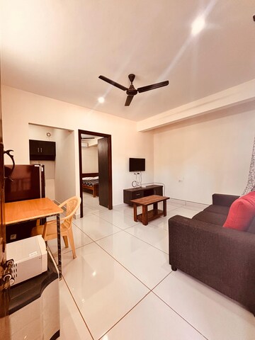 Team Area in 1 BHK Apartment at Domlur – for Rent