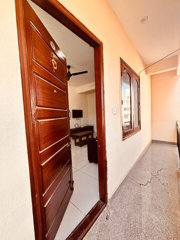 Staircase in 1 BHK Apartment at Domlur – for Rent