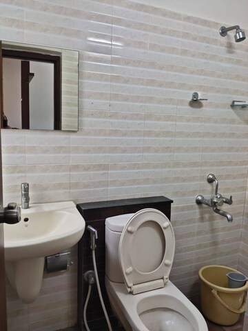 Bathroom in 1 BHK Builder Floor at Domlur – for Rent