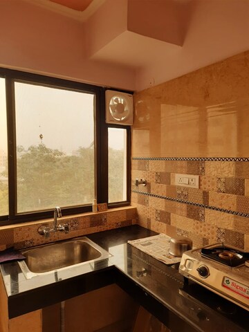 Kitchen in Studio Apartment at Karam Pura – for Rent