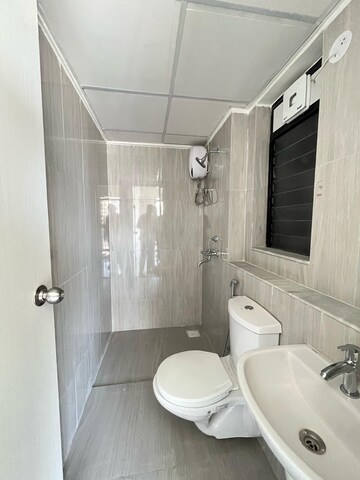 Bathroom in 2 BHK Apartment at Runwal Gardens Phase I, Dombivli East – for Rent