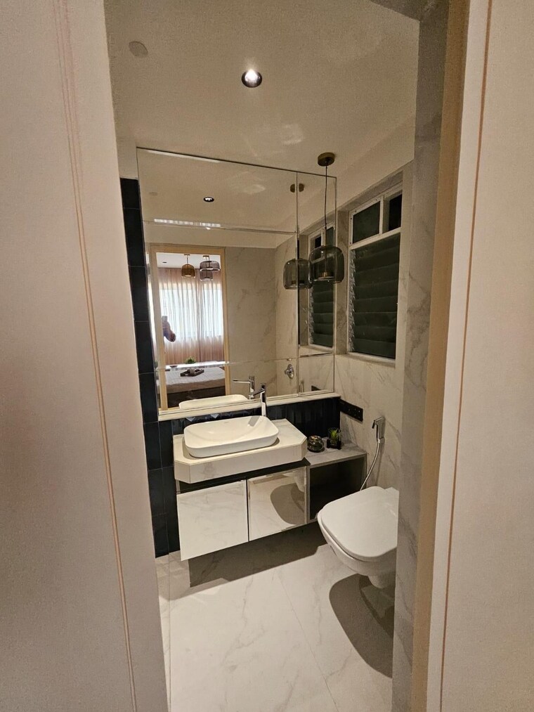 Bathroom, ak-sapphire 2 Bedroom 625 Sq.Ft. Apartment In Kharghar Navi Mumbai 8393250