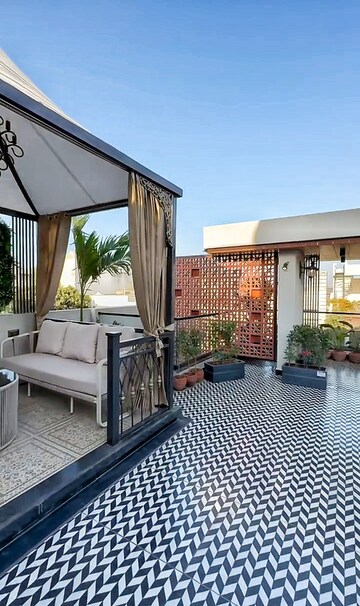 Terrace in 6 BHK Independent House at Chitrakoot – for Sale