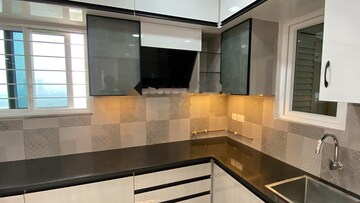Kitchen in 3 BHK Apartment at Aparna Sarovar Zenith, Nallagandla – for Rent