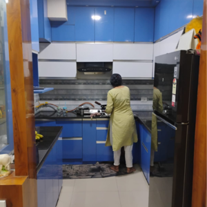 Kitchen in 3 BHK Apartment at Anthem French Apartments, Bhangel – for Sale