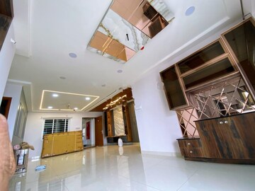Living Room in 3 BHK Apartment at Aparna Sarovar Zenith, Nallagandla – for Rent