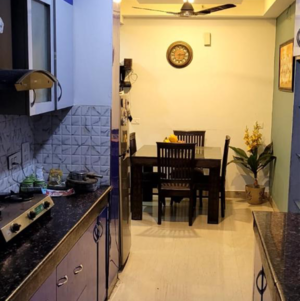 Kitchen in 3.5 BHK Apartment at Anthem French Apartments, Bhangel – for Sale