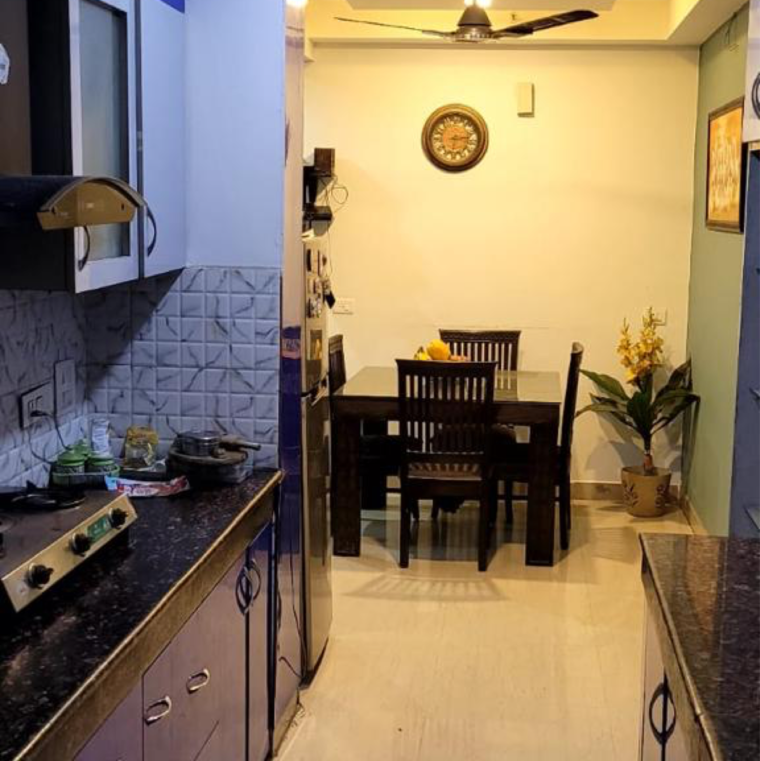 Kitchen, anthem-french-apartments 3.5 Bedroom 1764 Sq.Ft. Apartment In Bhangel Greater Noida 8393397