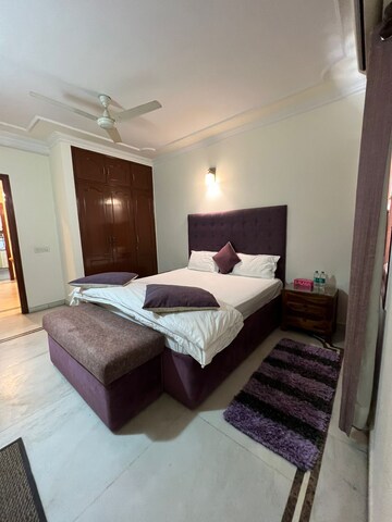 Bedroom in 4 BHK Apartment at Geetanjali Enclave – for Rent